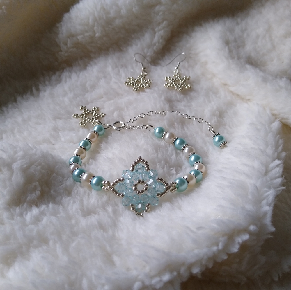 Christmas snowflake set